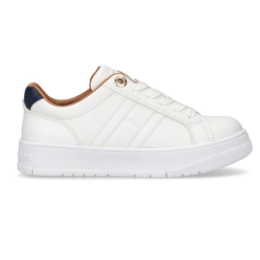 Sneakers stringate con logo in rilievo da bambino Tommy Hilfiger | T3X9338571355X336X